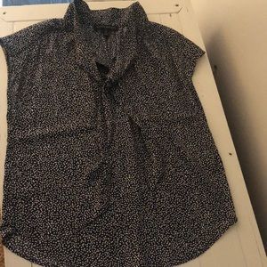 Banana Republic navy satin top